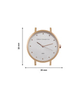 Women's Rose Gold Casual Round Analogue Watch-FCN00080G
