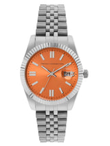 Men's Silver Casual Round Analogue Watch-FCP41SM-O