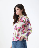 Women's Multicolor Casual Full Sleeves Top