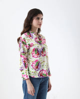 Women's Multicolor Casual Full Sleeves Top