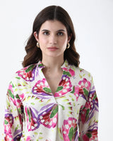 Women's Multicolor Casual Full Sleeves Top