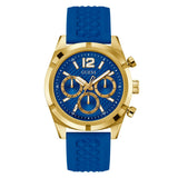 Men's Blue Solid Round 44 mm Analogue Watch - GW0729G1