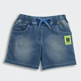 Girls Blue Casual Shorts