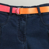 Girls Blue Casual Shorts