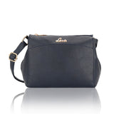 Women's Navy Blue Casual Solid Sling Bag