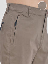 Men's Fossil Straight Fit Mid-Rise Cotton Trouser