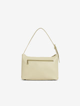 Women's Beige Faux Leather Hobo Bag 9L
