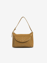Women's Brown Faux Leather Hobo Bag 9L