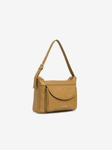 Women's Brown Faux Leather Hobo Bag 9L