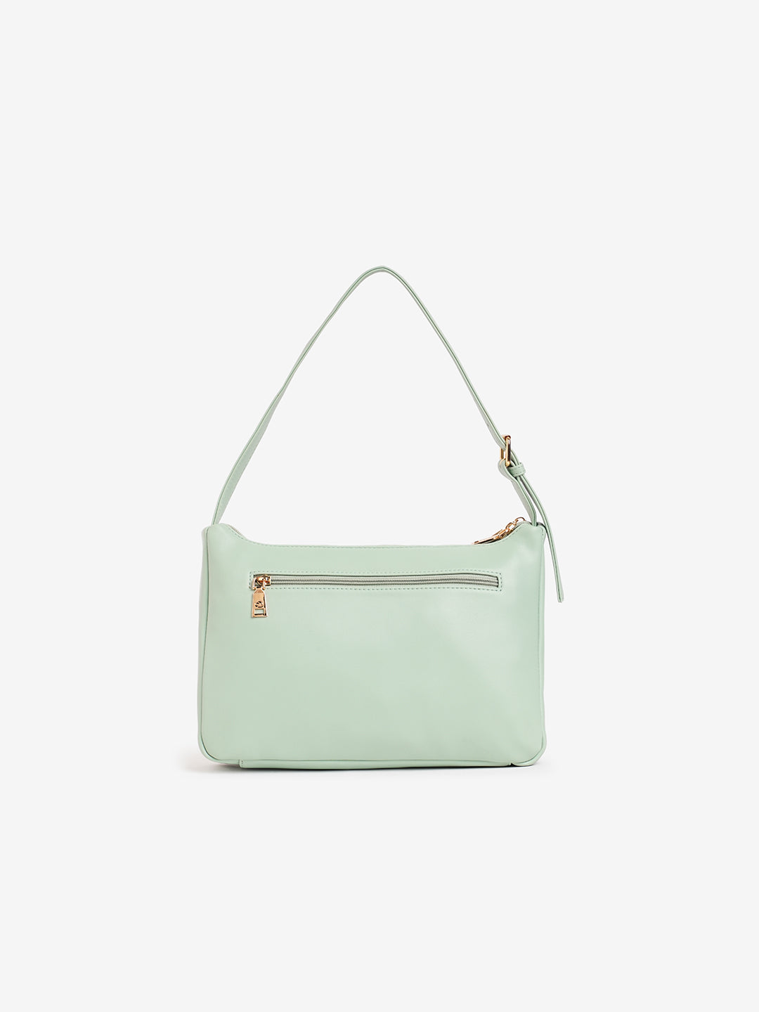 Women's Green Faux Leather Hobo Bag 9L