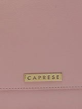 Women's Dull Pink Faux Leather Hobo Bag 7L