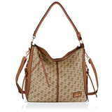 Women's Beige Casual Printed Hobo Bag