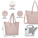 Women's Pink Casual Printed Tote Bag