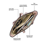 Women's Pink Casual Printed Tote Bag