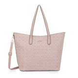 Women's Pink Casual Printed Tote Bag