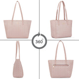 Women's Pink Casual Printed Tote Bag