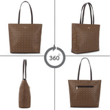 Women's Khaki Casual Printed Tote Bag