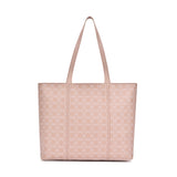 Women's Pink Casual Printed Tote Bag