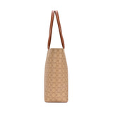 Women's Beige Casual Printed Tote Bag