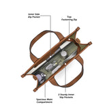 Women's White Casual Printed Satchel