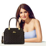 Women's Brown Casual Solid Satchel