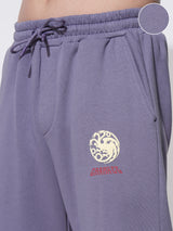 Men's Purple Warner Bros House Of The Dragon Straight Fit Jogger