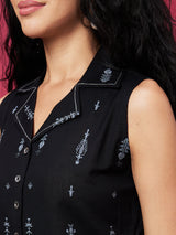 Women's Ethic Motif Printed A Line Midi Dress
