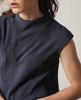 Women's Navy Casual Sleeveless Top