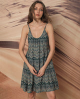 Women's Green Casual Sleeveless Dress