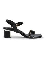 Women's Ankle Strap Square Toe Block Heel Sandals