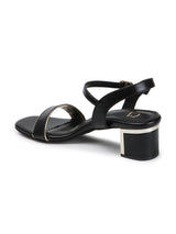 Women's Ankle Strap Square Toe Block Heel Sandals