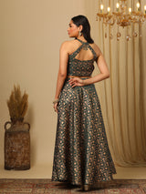 Women's Printed Sleeveless Top and Skirt Co-Ord Set