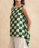 Women's Multicolor Casual Sleeveless Top