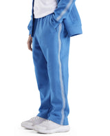 Boys Blue Casual Regular Fit Solid Track Pant