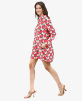 Women's Multicolor Casual Full Sleeves Dress