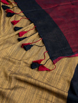 Women's Multicolor Slub Saree