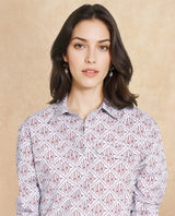 Women's Blue Casual Full Sleeves Dress