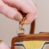 Women's Multicolor Urban Check Mobile Wallet Sling