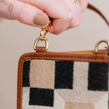 Women's Multicolor Urban Check Mobile Wallet Sling