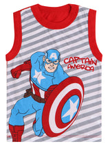 Boys Assorted Casual Printed Vest - Pack of 3