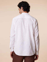 Men's White Casual Full Sleeves Kurta