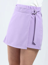 Women's Purple Mauve Mini Skirt