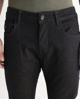 Men's Blue Casual Slim Fit Solid Jeans