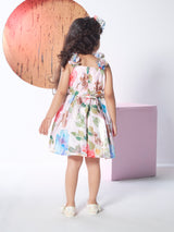 Girls Pink Party Wear Dress