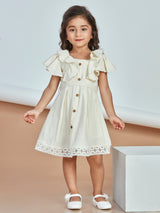 Girls Knee Length Semi Casual Dress
