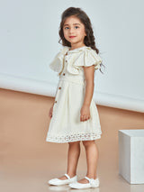 Girls Knee Length Semi Casual Dress