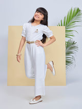Girls Full Length Casual Jumpsuit