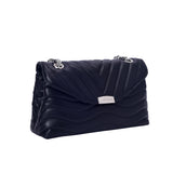 Women's Black Casual Solid Shoulder Bag