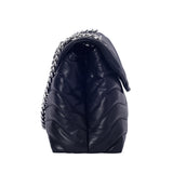 Women's Black Casual Solid Shoulder Bag