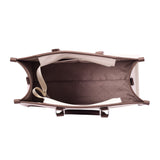 Women's Off White Casual Solid Tote Bag